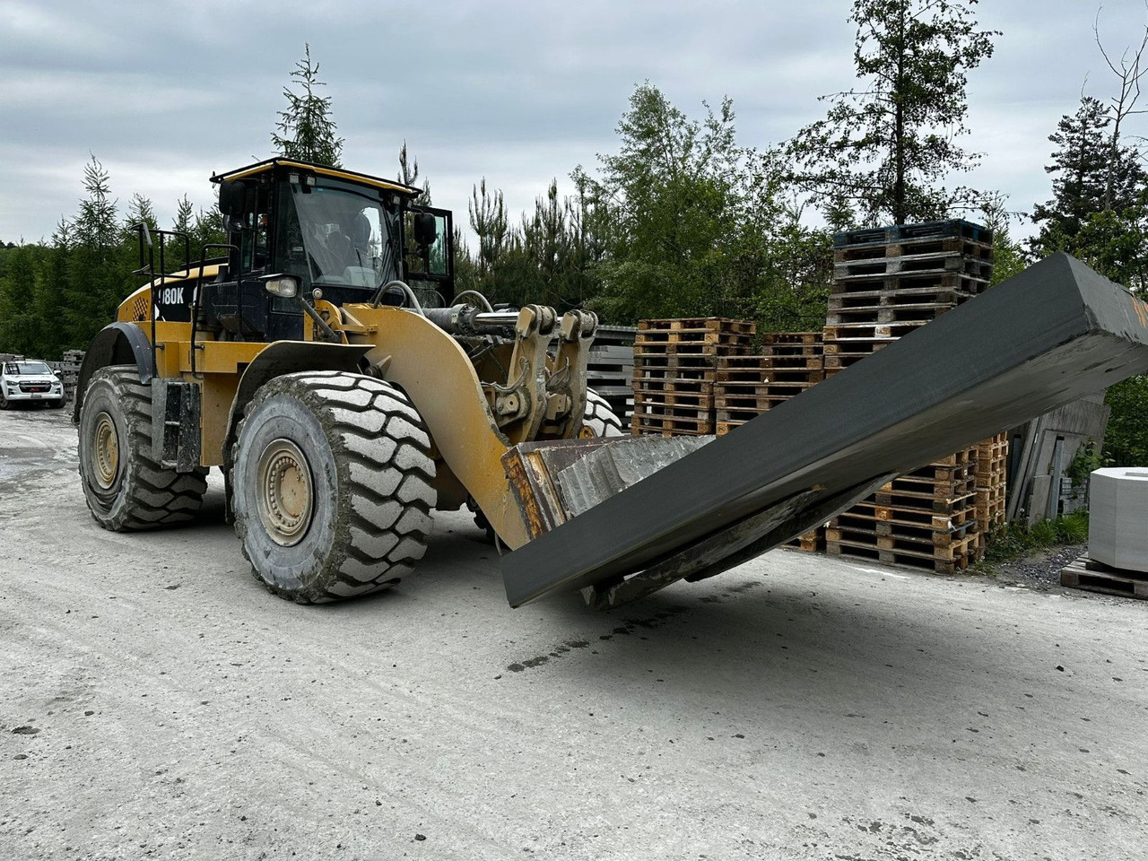CAT 980K Block Handler,Bucket + forks,Schaufel+Gabel - Wiellader: afbeelding 4 CAT 980K Block Handler,Bucket + forks,Schaufel+Gabel - Wiellader: afbeelding 4