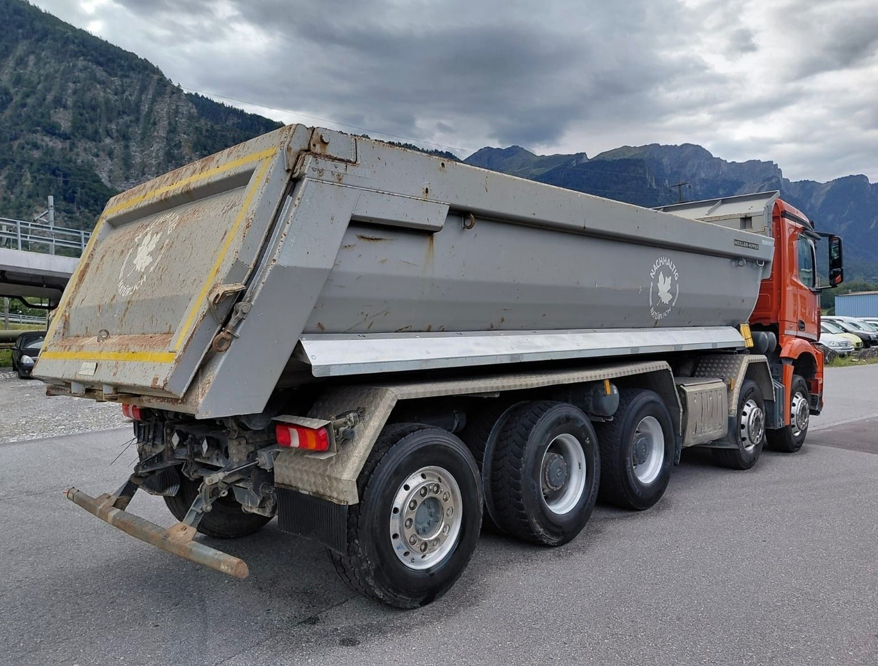 Leasing  Mercedes-Benz Arocs 4451 10x4, E6, Meiller Dumper, Retarder Mercedes-Benz Arocs 4451 10x4, E6, Meiller Dumper, Retarder: afbeelding 6