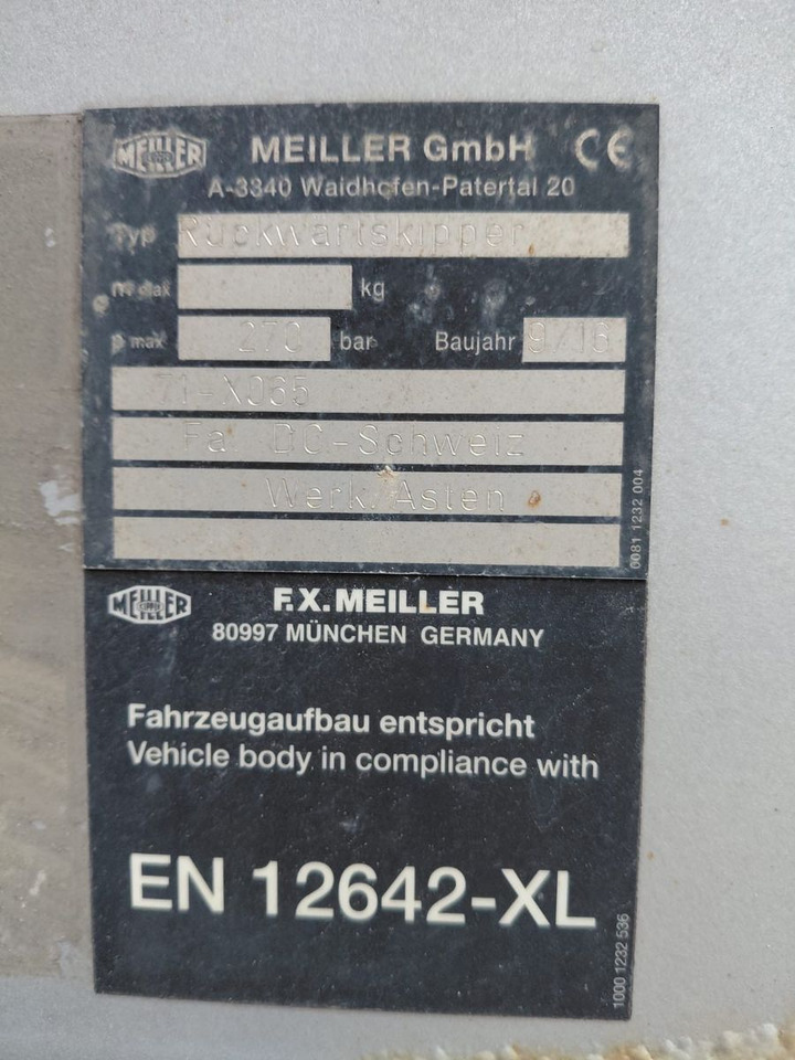 Leasing  Mercedes-Benz Arocs 4451 10x4, E6, Meiller Dumper, Retarder Mercedes-Benz Arocs 4451 10x4, E6, Meiller Dumper, Retarder: afbeelding 11