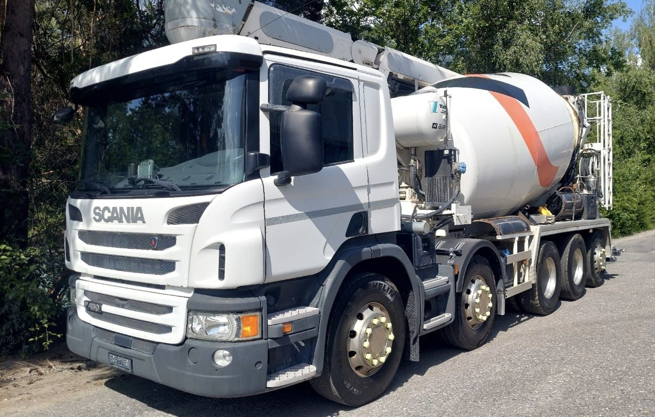 Scania P450 LB 10x4,E6,Stetter 10m³,Förderband/belt 16m - Betonmixer: afbeelding 4 Scania P450 LB 10x4,E6,Stetter 10m³,Förderband/belt 16m - Betonmixer: afbeelding 4