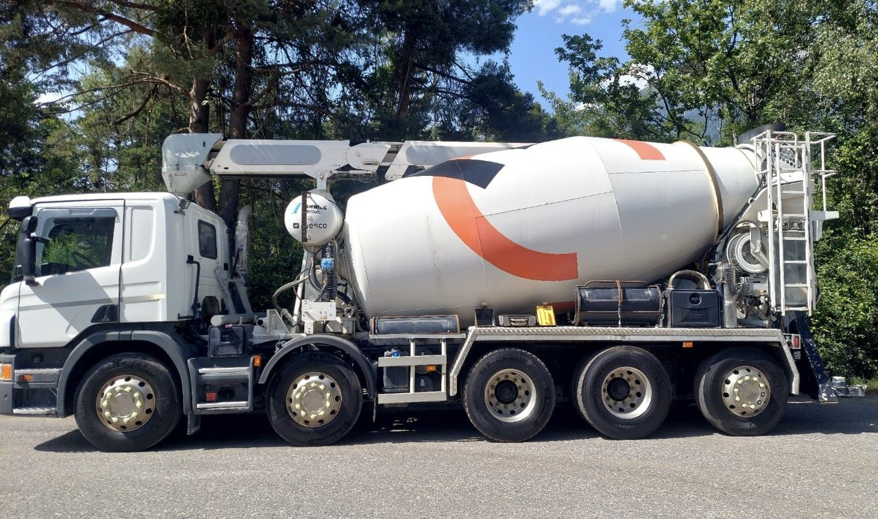 Scania P450 LB 10x4,E6,Stetter 10m³,Förderband/belt 16m - Betonmixer: afbeelding 3 Scania P450 LB 10x4,E6,Stetter 10m³,Förderband/belt 16m - Betonmixer: afbeelding 3