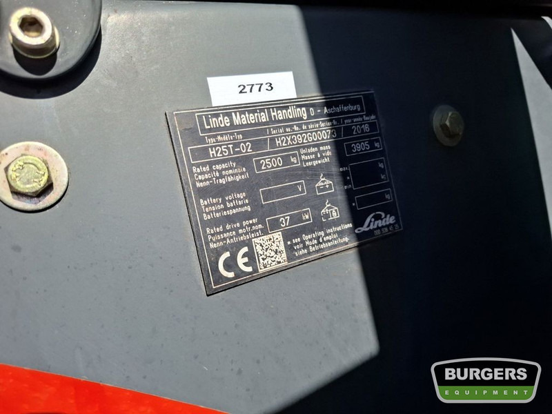 LPG heftruck Linde H25T: afbeelding 10
