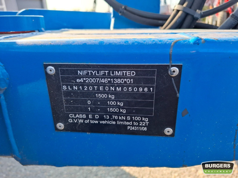 Niftylift 120TE - Aanhanger hoogwerker: afbeelding 5 Niftylift 120TE - Aanhanger hoogwerker: afbeelding 5