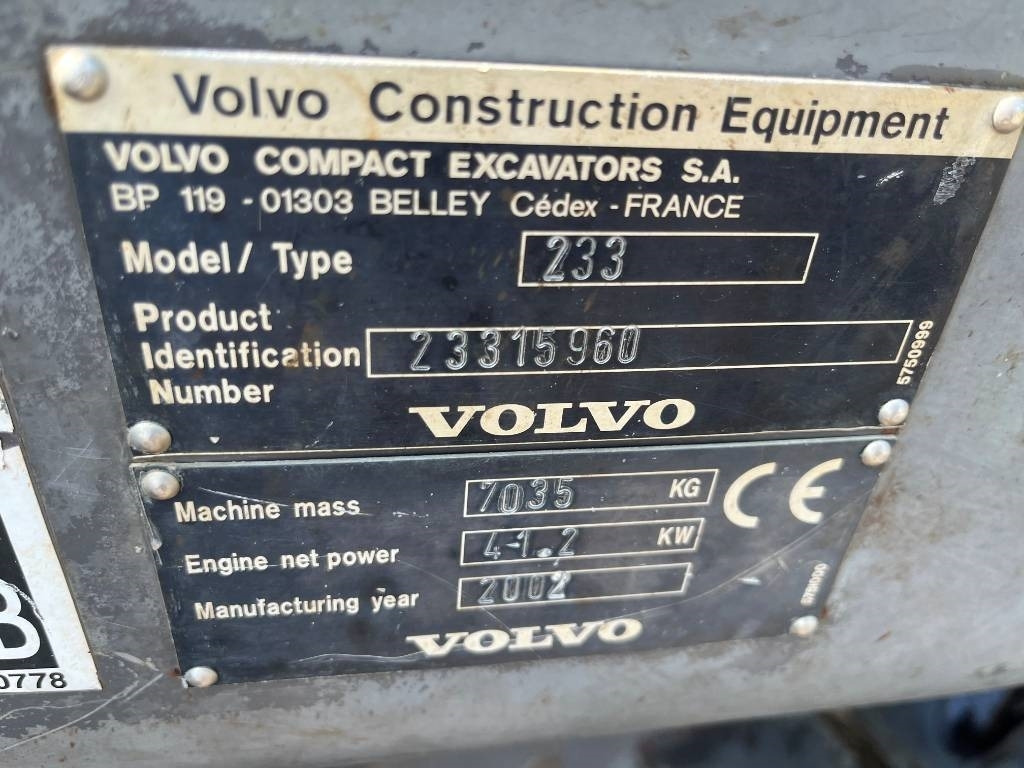 Volvo EC 70 - Minigraafmachine: afbeelding 3 Volvo EC 70 - Minigraafmachine: afbeelding 3