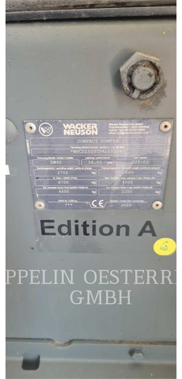 Minidumper Neuson DW40: afbeelding 6 Minidumper Neuson DW40: afbeelding 6