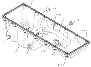 Cat Caterpillar C13 - miska olejowa 341-4951 - Carterpan voor Landbouwmachine: afbeelding 1 Cat Caterpillar C13 - miska olejowa 341-4951 - Carterpan voor Landbouwmachine: afbeelding 1