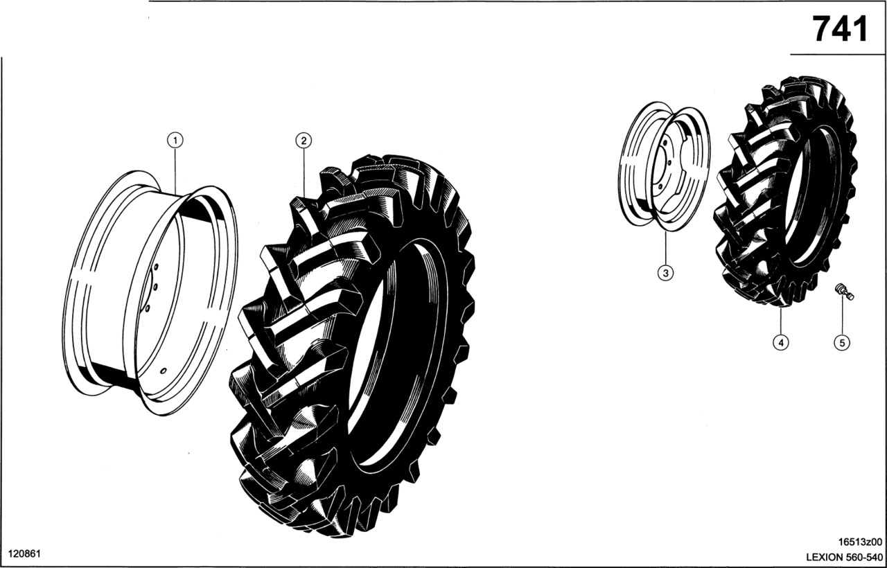 Claas Lexion 560 KOŁO TARCZOWE 0007570541 (Ogumienie) - Velg voor Maaidorser: afbeelding 1 Claas Lexion 560 KOŁO TARCZOWE 0007570541 (Ogumienie) - Velg voor Maaidorser: afbeelding 1