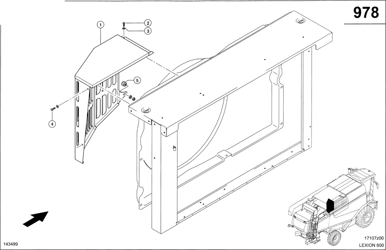 Claas Lexion 600 OSŁONA WENTYLATORA 0007438791 (Osłona wentylatora) - Ventilator voor Maaidorser: afbeelding 1 Claas Lexion 600 OSŁONA WENTYLATORA 0007438791 (Osłona wentylatora) - Ventilator voor Maaidorser: afbeelding 1