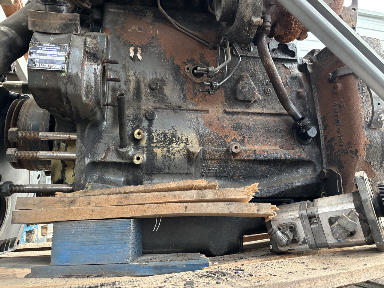 Fendt 309 Deutz TD226-B4 MWM  Silnik Blok Pokrywa Obudowa Koło Zamachowe Miska Olejowa CZĘŚCI - Vliegwiel voor Landbouwmachine: afbeelding 5 Fendt 309 Deutz TD226-B4 MWM  Silnik Blok Pokrywa Obudowa Koło Zamachowe Miska Olejowa CZĘŚCI - Vliegwiel voor Landbouwmachine: afbeelding 5