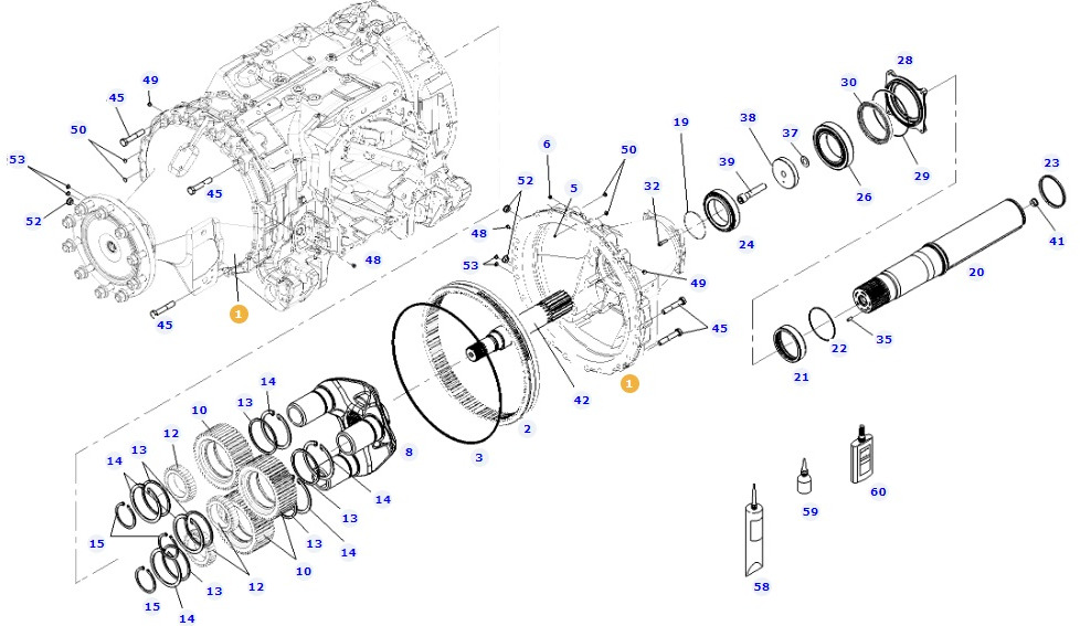 Fendt 828 S4 Vario - oś tylna - wał osi tylnej 746mm 835150151451 - Achterass voor Landbouwmachine: afbeelding 1 Fendt 828 S4 Vario - oś tylna - wał osi tylnej 746mm 835150151451 - Achterass voor Landbouwmachine: afbeelding 1