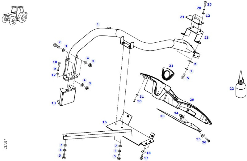 Fendt 828 Vario - wspornik błotnika tył H931700050511 H931700050521 - Fender voor Landbouwmachine: afbeelding 1 Fendt 828 Vario - wspornik błotnika tył H931700050511 H931700050521 - Fender voor Landbouwmachine: afbeelding 1
