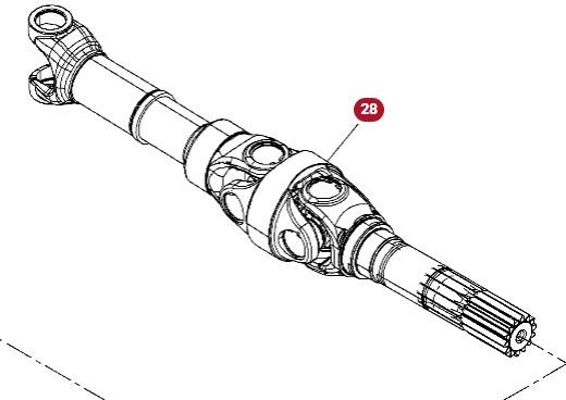 Fendt 930 933 936 939 942 GEN 7 Półoś Wał Przegubowy Jarzmo CZĘŚCI H218PF050038B H218PF050081A - Aandrijfas voor Landbouwmachine: afbeelding 1 Fendt 930 933 936 939 942 GEN 7 Półoś Wał Przegubowy Jarzmo CZĘŚCI H218PF050038B H218PF050081A - Aandrijfas voor Landbouwmachine: afbeelding 1