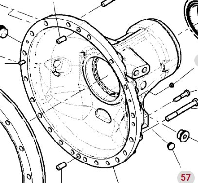 Fendt 930 933 936 939 942 Vario Gen 6 Obudowa Osi Tylnej Zwolnicy CZĘŚCI H218PP014511A - Eindaandrijving voor Landbouwmachine: afbeelding 1 Fendt 930 933 936 939 942 Vario Gen 6 Obudowa Osi Tylnej Zwolnicy CZĘŚCI H218PP014511A - Eindaandrijving voor Landbouwmachine: afbeelding 1