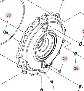 Fendt 930 933 936 939 942 Vario Gen 6 Pokrywa Przedniej Osi CZĘŚCI H218PF050007A - As en onderdelen voor Tractor: afbeelding 1 Fendt 930 933 936 939 942 Vario Gen 6 Pokrywa Przedniej Osi CZĘŚCI H218PF050007A - As en onderdelen voor Tractor: afbeelding 1