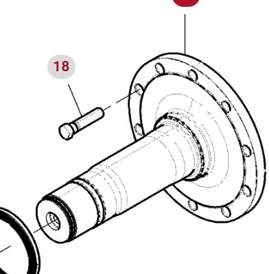 Fendt 930 933 936 939 942 Vario Gen 6 Wał Osi Tylnej Zwolnicy CZĘŚCI H218PP0145162 - Eindaandrijving voor Landbouwmachine: afbeelding 1 Fendt 930 933 936 939 942 Vario Gen 6 Wał Osi Tylnej Zwolnicy CZĘŚCI H218PP0145162 - Eindaandrijving voor Landbouwmachine: afbeelding 1