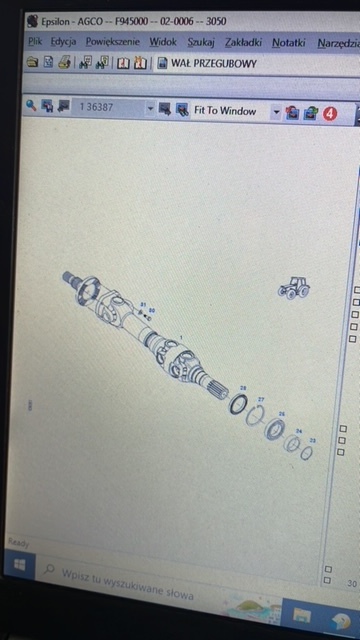 Fendt 930 , 933 , 936 , 939 Półoś - Aandrijfas voor Landbouwmachine: afbeelding 1 Fendt 930 , 933 , 936 , 939 Półoś - Aandrijfas voor Landbouwmachine: afbeelding 1