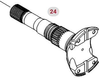Fendt Vario 1038 1042 1046 1050 GEN 3 Wał Hamulcy Hamulców F530300200180 - Remdelen voor Landbouwmachine: afbeelding 1 Fendt Vario 1038 1042 1046 1050 GEN 3 Wał Hamulcy Hamulców F530300200180 - Remdelen voor Landbouwmachine: afbeelding 1