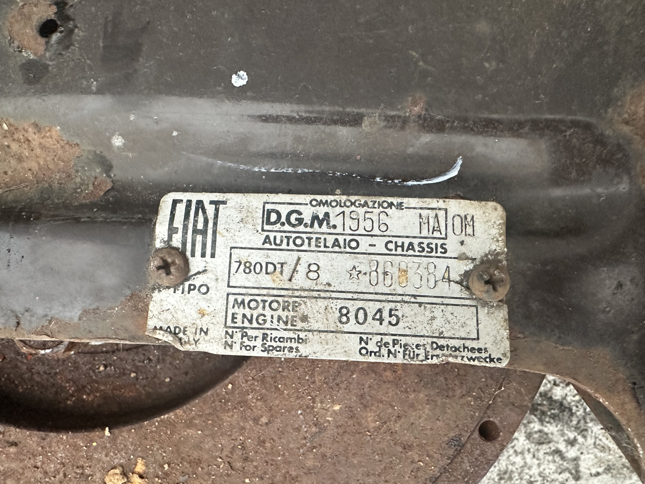 Fiat 780dt  Fiat 8045 korbowód koło zamachowe , kolektor wydechowy - Vliegwiel voor Landbouwmachine: afbeelding 3 Fiat 780dt  Fiat 8045 korbowód koło zamachowe , kolektor wydechowy - Vliegwiel voor Landbouwmachine: afbeelding 3