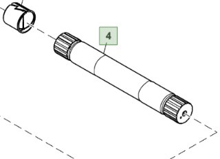 John Deere 6195R Wał Wahliwy Tylnego Zaczepu L168104 - Carrosserie en exterieur voor Landbouwmachine: afbeelding 1 John Deere 6195R Wał Wahliwy Tylnego Zaczepu L168104 - Carrosserie en exterieur voor Landbouwmachine: afbeelding 1