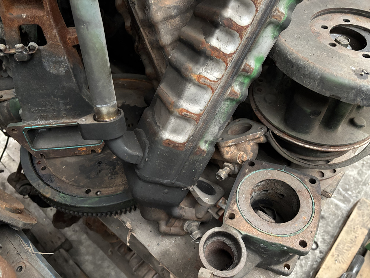John Deere 7230 7280 8260 8310 9370 670 Silnik Blok Koło Zamachowe CZĘŚCI RE538143 R537181 - Vliegwiel voor Landbouwmachine: afbeelding 3 John Deere 7230 7280 8260 8310 9370 670 Silnik Blok Koło Zamachowe CZĘŚCI RE538143 R537181 - Vliegwiel voor Landbouwmachine: afbeelding 3