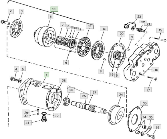 John Deere CTS 9600 - hydrostat silnik hydrostatyczny - Hydromotor voor Landbouwmachine: afbeelding 1 John Deere CTS 9600 - hydrostat silnik hydrostatyczny - Hydromotor voor Landbouwmachine: afbeelding 1