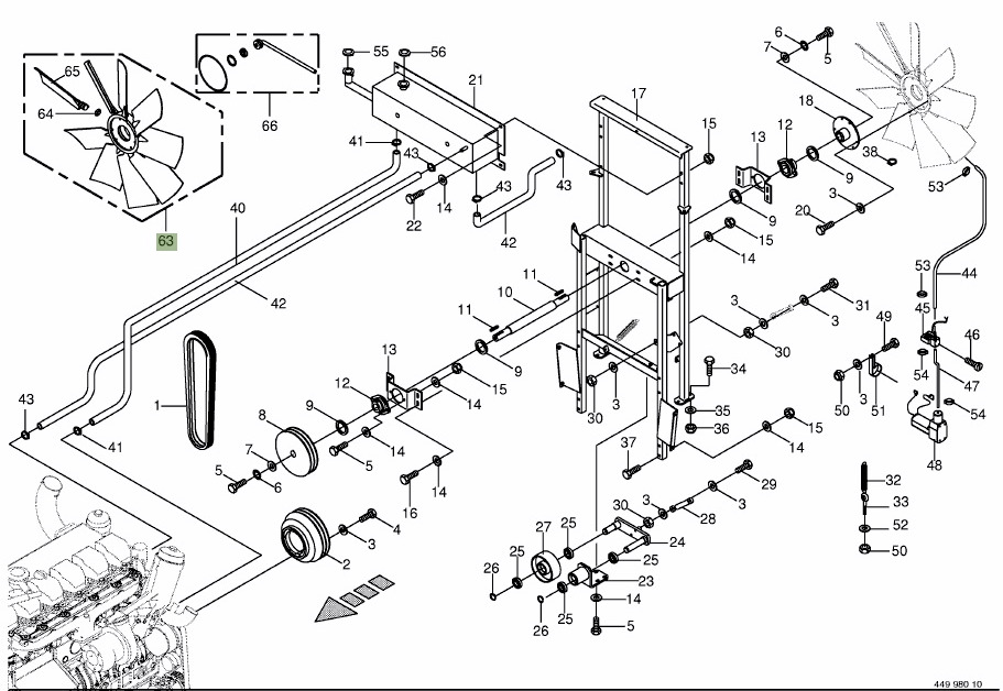 Krone Big M II - śmigło wentylatora 009404030 - Ventilator voor Landbouwmachine: afbeelding 1 Krone Big M II - śmigło wentylatora 009404030 - Ventilator voor Landbouwmachine: afbeelding 1