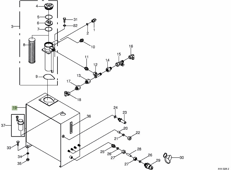 Krone Big M II - zbiornik oleju hydraulicznego 002329310 - Hydrauliektank voor Landbouwmachine: afbeelding 1 Krone Big M II - zbiornik oleju hydraulicznego 002329310 - Hydrauliektank voor Landbouwmachine: afbeelding 1