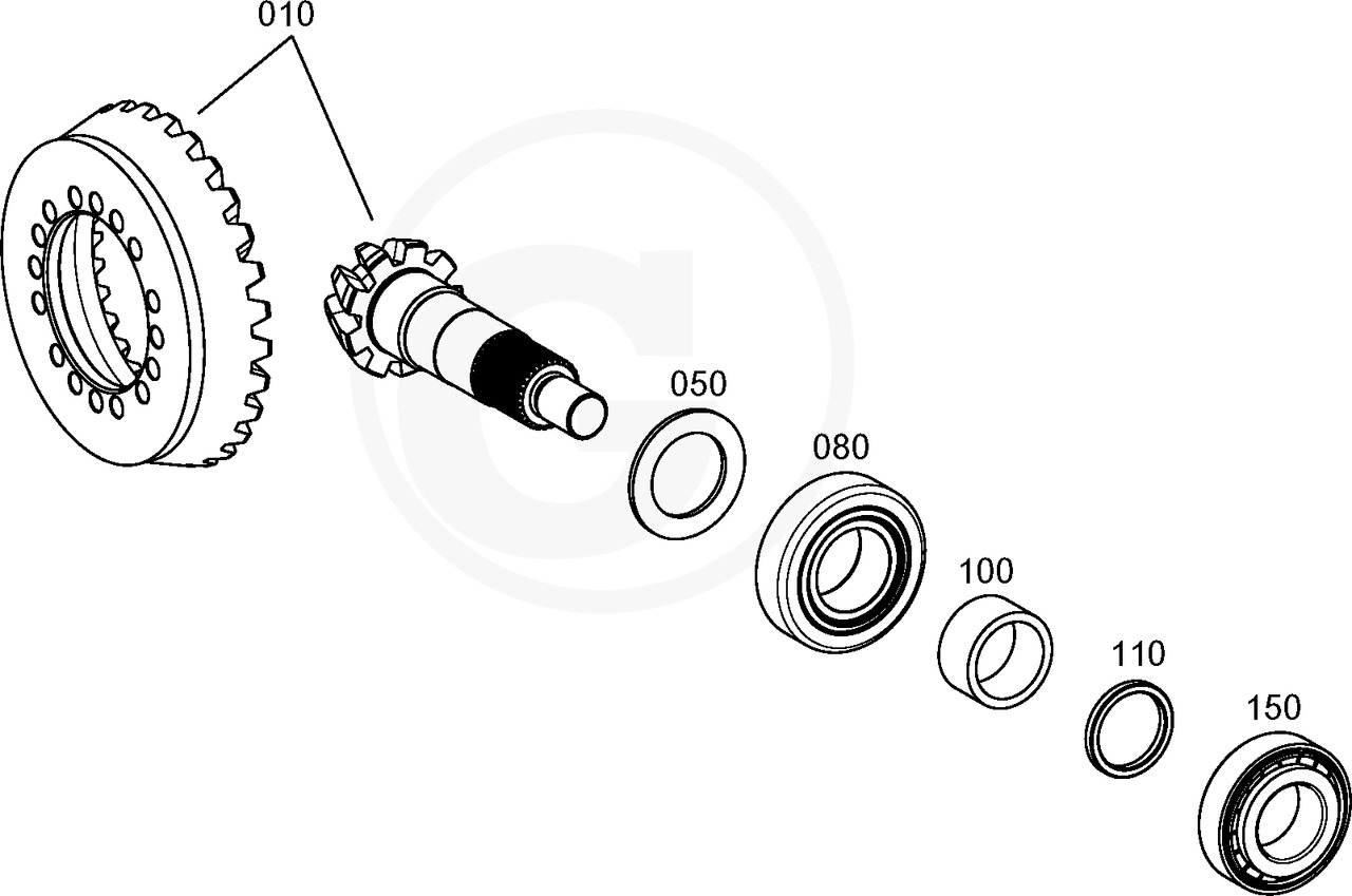 MT-L 3015-II Dyfer Dyferencjał Mechanizm Różnicowy Atak Wał CZĘŚCI - Differentieel voor Landbouwmachine: afbeelding 4 MT-L 3015-II Dyfer Dyferencjał Mechanizm Różnicowy Atak Wał CZĘŚCI - Differentieel voor Landbouwmachine: afbeelding 4
