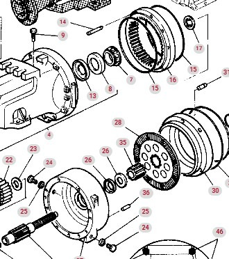 Massey Ferguson 8160 Układ Planetarny Zwolnica Wał CZĘŚCI - Eindaandrijving voor Landbouwmachine: afbeelding 2 Massey Ferguson 8160 Układ Planetarny Zwolnica Wał CZĘŚCI - Eindaandrijving voor Landbouwmachine: afbeelding 2