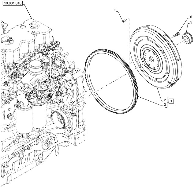 New Holland T6070 Kolo zamach, silnik 84156489 - Vliegwiel voor Tractor: afbeelding 1 New Holland T6070 Kolo zamach, silnik 84156489 - Vliegwiel voor Tractor: afbeelding 1