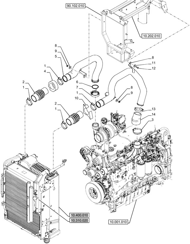 New Holland T6070 Rurka 47610978 - Motor en onderdelen voor Tractor: afbeelding 1 New Holland T6070 Rurka 47610978 - Motor en onderdelen voor Tractor: afbeelding 1