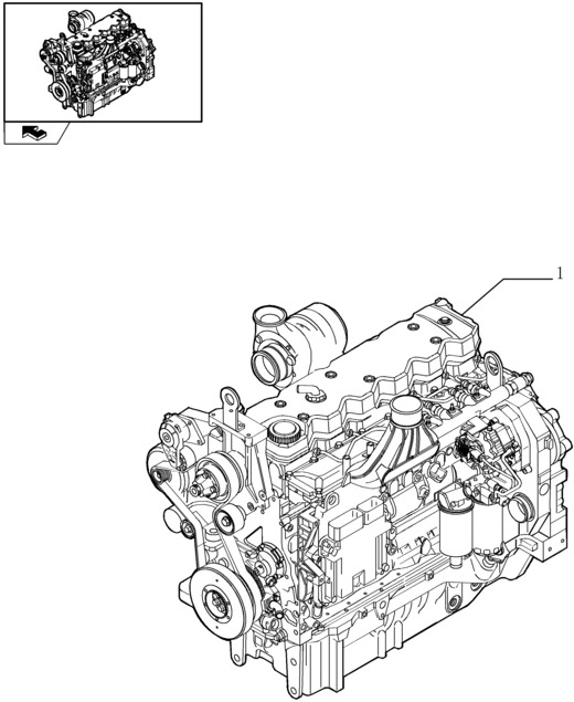 New Holland T6090 Regenerowany silnik zamienny engine 87312078ER - Motor voor Landbouwmachine: afbeelding 1 New Holland T6090 Regenerowany silnik zamienny engine 87312078ER - Motor voor Landbouwmachine: afbeelding 1