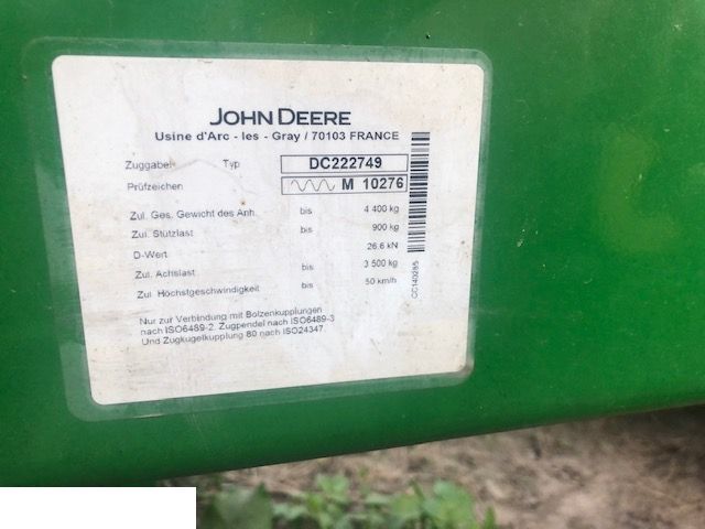 Onderdelen voor Ronde balenpers John Deere V451M - Tryby: afbeelding 8