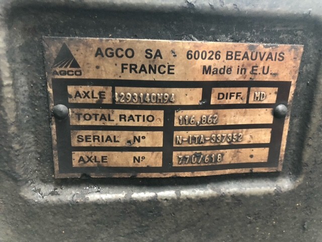 Oś 4293140M94 | Oś 770 /618 Massey Ferguson 8650 - 8690 ~ Zwolnica Zwrotnica - As en onderdelen voor Landbouwmachine: afbeelding 2 Oś 4293140M94 | Oś 770 /618 Massey Ferguson 8650 - 8690 ~ Zwolnica Zwrotnica - As en onderdelen voor Landbouwmachine: afbeelding 2