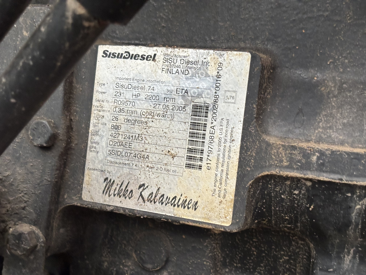 Sisu Diesel 74 234 ETA 181 5SIDL07.4G4A Silnik Słupek Blok Kolektor Koło Zamachowe Pokrywa CZĘŚCI - Vliegwiel voor Landbouwmachine: afbeelding 3 Sisu Diesel 74 234 ETA 181 5SIDL07.4G4A Silnik Słupek Blok Kolektor Koło Zamachowe Pokrywa CZĘŚCI - Vliegwiel voor Landbouwmachine: afbeelding 3