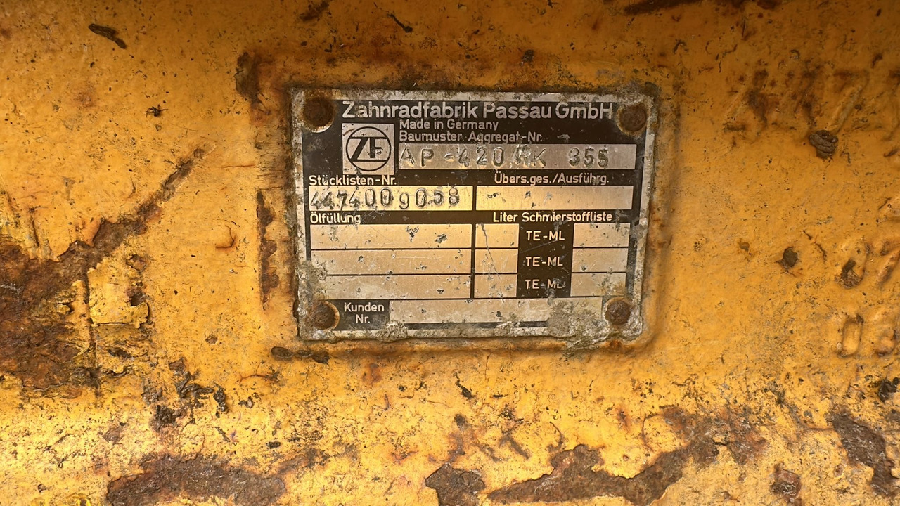 Zettelmeyer ZL5002 - most ZF AP-420 4474009058 - As en onderdelen voor Bouwmachine: afbeelding 2 Zettelmeyer ZL5002 - most ZF AP-420 4474009058 - As en onderdelen voor Bouwmachine: afbeelding 2