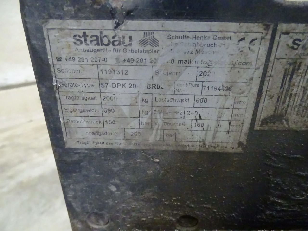 Stabau S7-DPK20BR02 - Aanbouwdeel voor Intern transport: afbeelding 4 Stabau S7-DPK20BR02 - Aanbouwdeel voor Intern transport: afbeelding 4