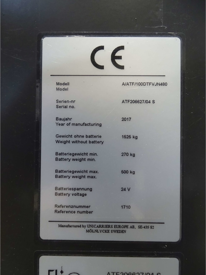 Atlet A/ATF/100DTFVJN480 - Stapelaar: afbeelding 2 Atlet A/ATF/100DTFVJN480 - Stapelaar: afbeelding 2