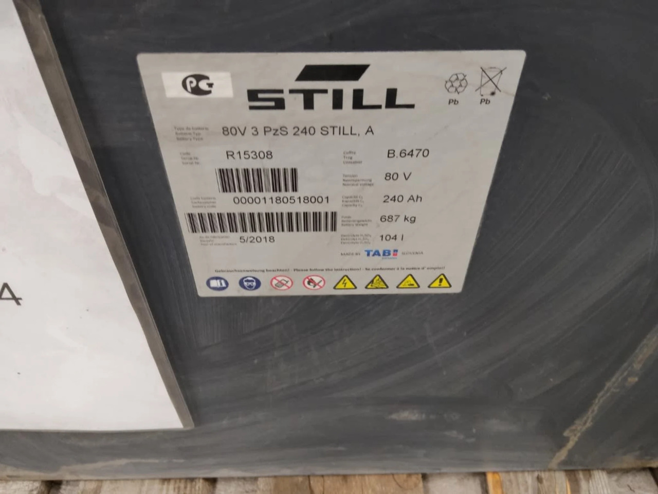 Battery TAB 80V 240Ah - Batterij voor Intern transport: afbeelding 2 Battery TAB 80V 240Ah - Batterij voor Intern transport: afbeelding 2
