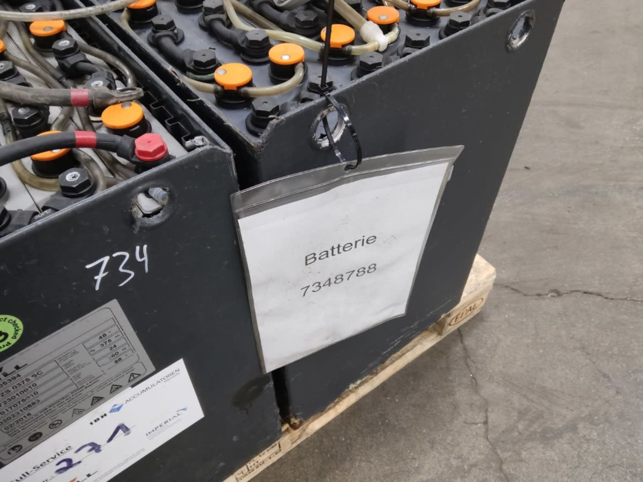 Battery package 2x pieces - Batterij voor Intern transport: afbeelding 2 Battery package 2x pieces - Batterij voor Intern transport: afbeelding 2
