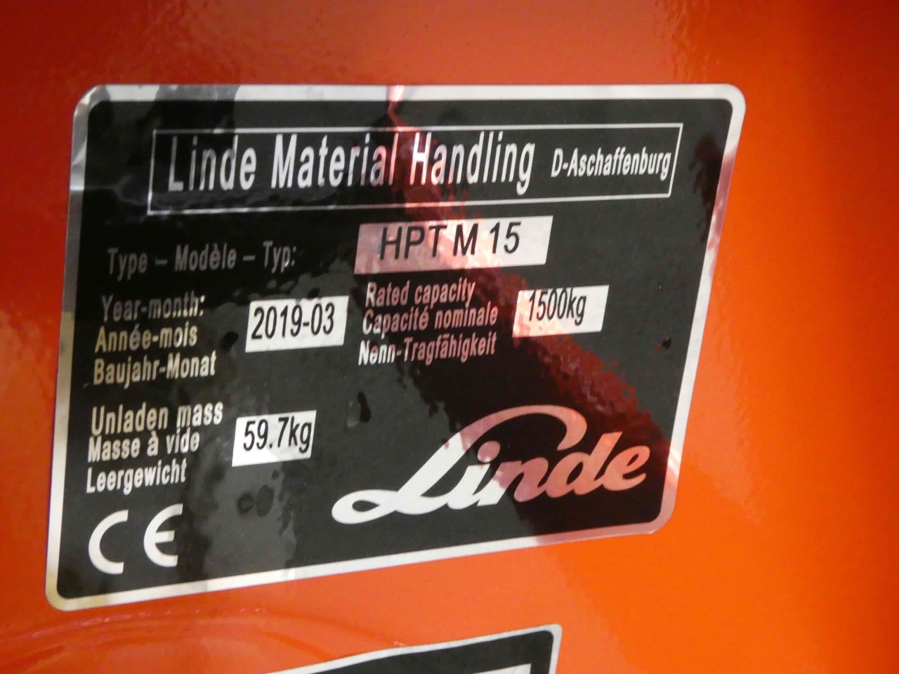 Linde 2x HPTM15/565mm - Palletwagen: afbeelding 2 Linde 2x HPTM15/565mm - Palletwagen: afbeelding 2