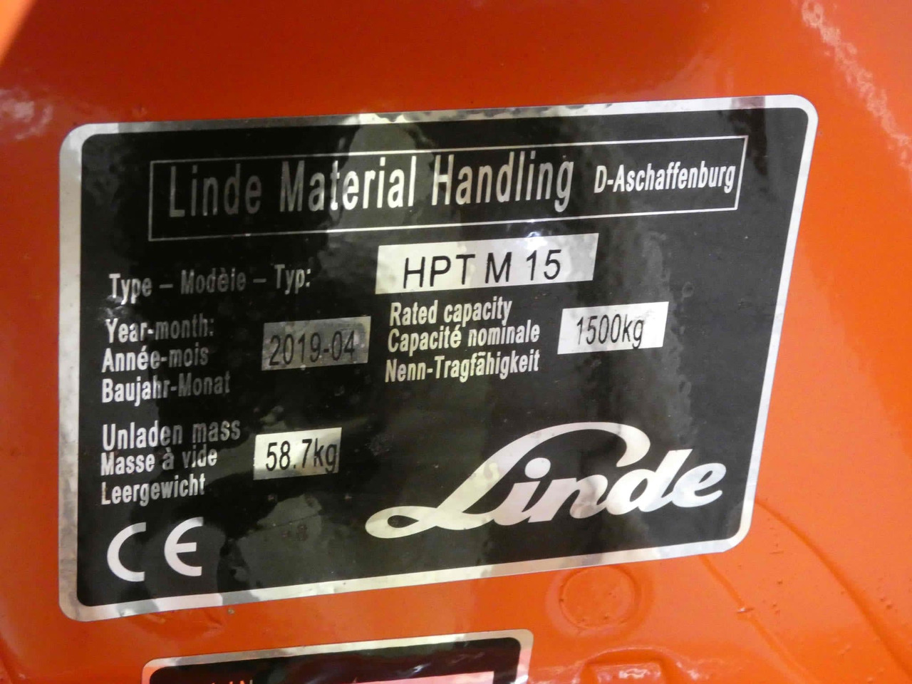 Linde 3x HPTM15/490mm - Palletwagen: afbeelding 2 Linde 3x HPTM15/490mm - Palletwagen: afbeelding 2