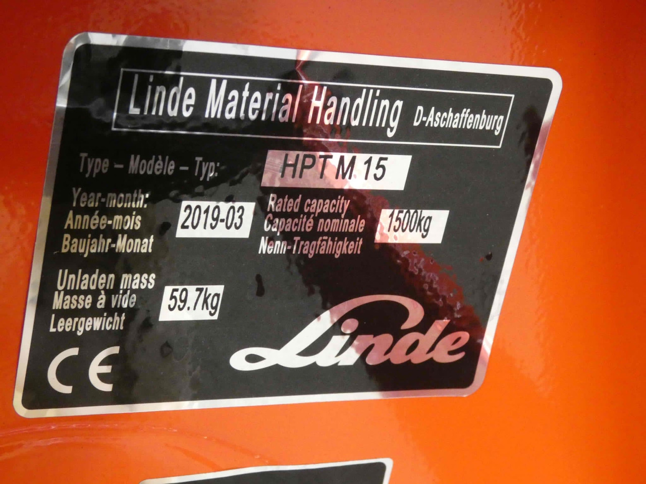 Linde 3x HPTM15/565mm - Palletwagen: afbeelding 2 Linde 3x HPTM15/565mm - Palletwagen: afbeelding 2