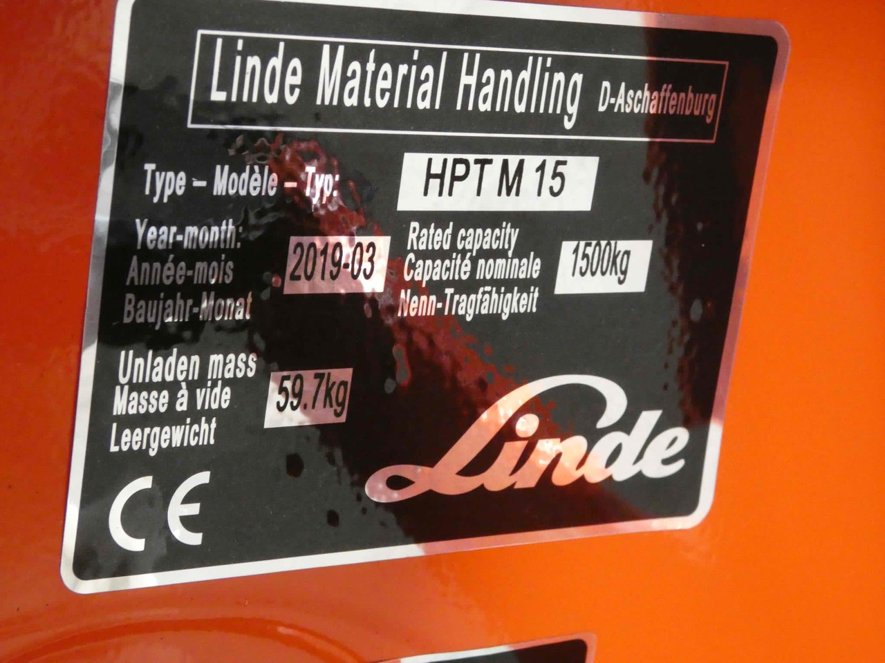 Linde 8x HPTM15/565mm - Palletwagen: afbeelding 2 Linde 8x HPTM15/565mm - Palletwagen: afbeelding 2