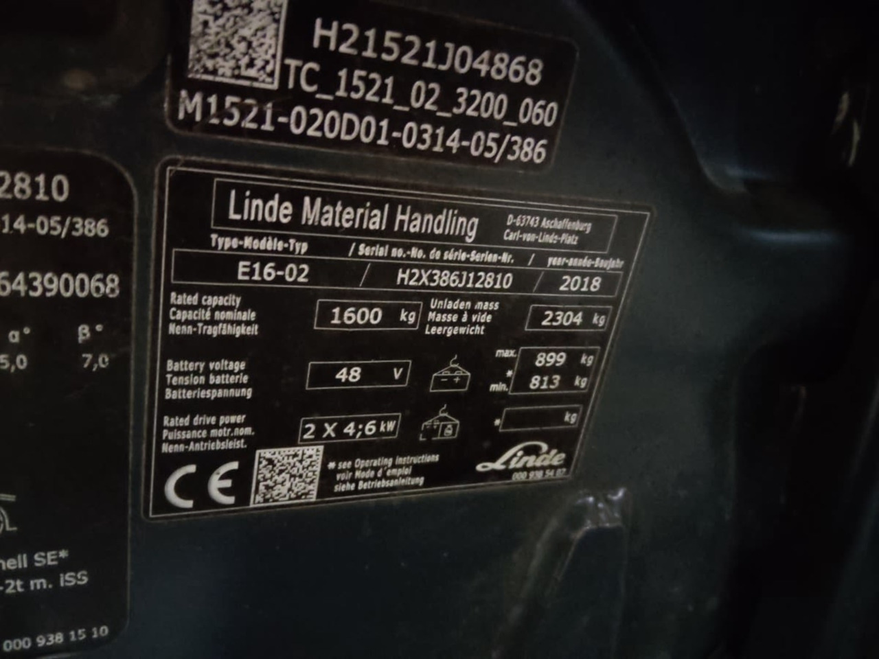 Linde E16-02 - Elektrische heftruck: afbeelding 3 Linde E16-02 - Elektrische heftruck: afbeelding 3