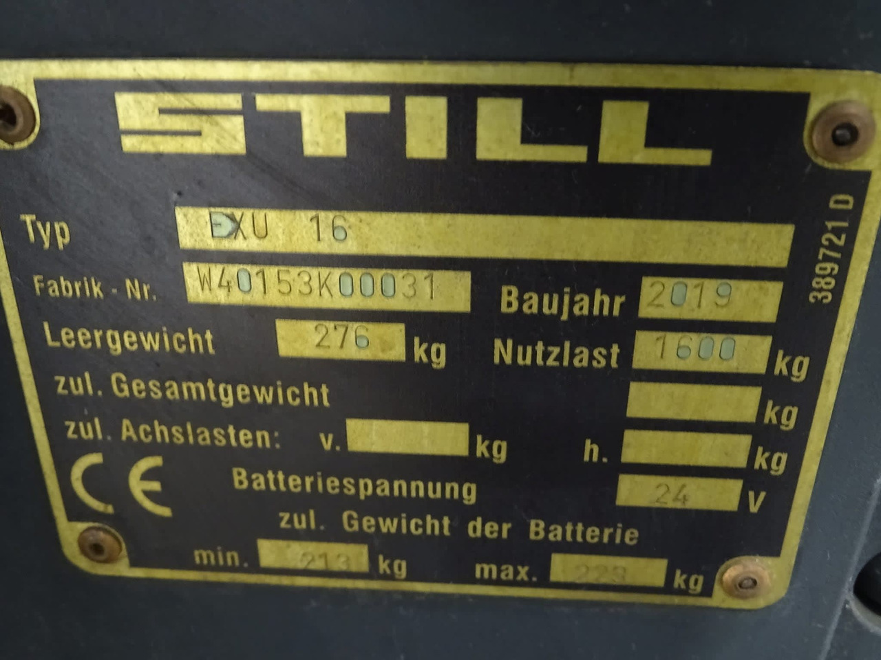 STILL EXU16 - Palletwagen: afbeelding 5 STILL EXU16 - Palletwagen: afbeelding 5