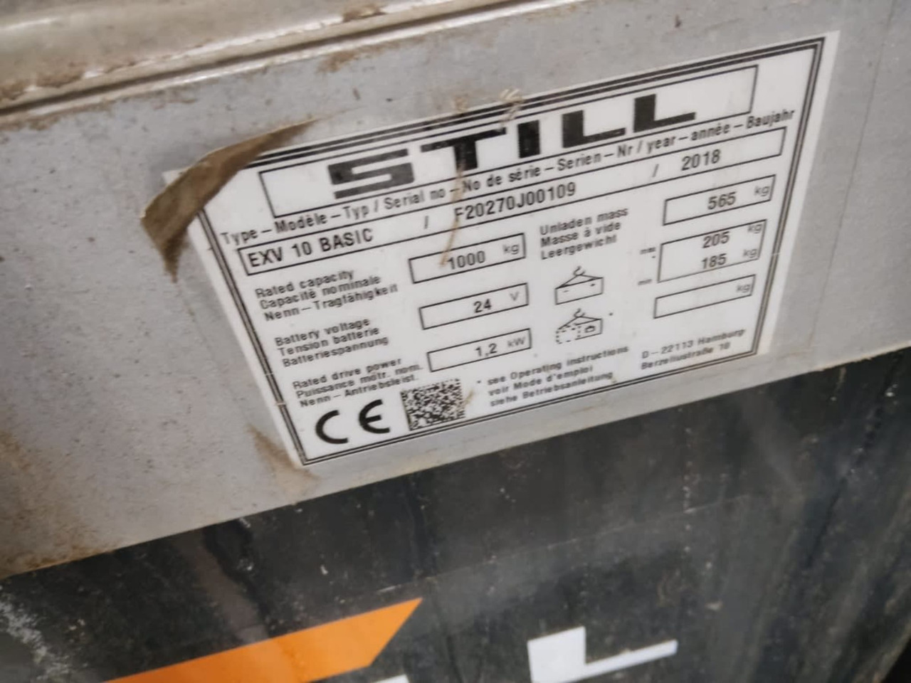 STILL EXV10 - Stapelaar: afbeelding 2 STILL EXV10 - Stapelaar: afbeelding 2