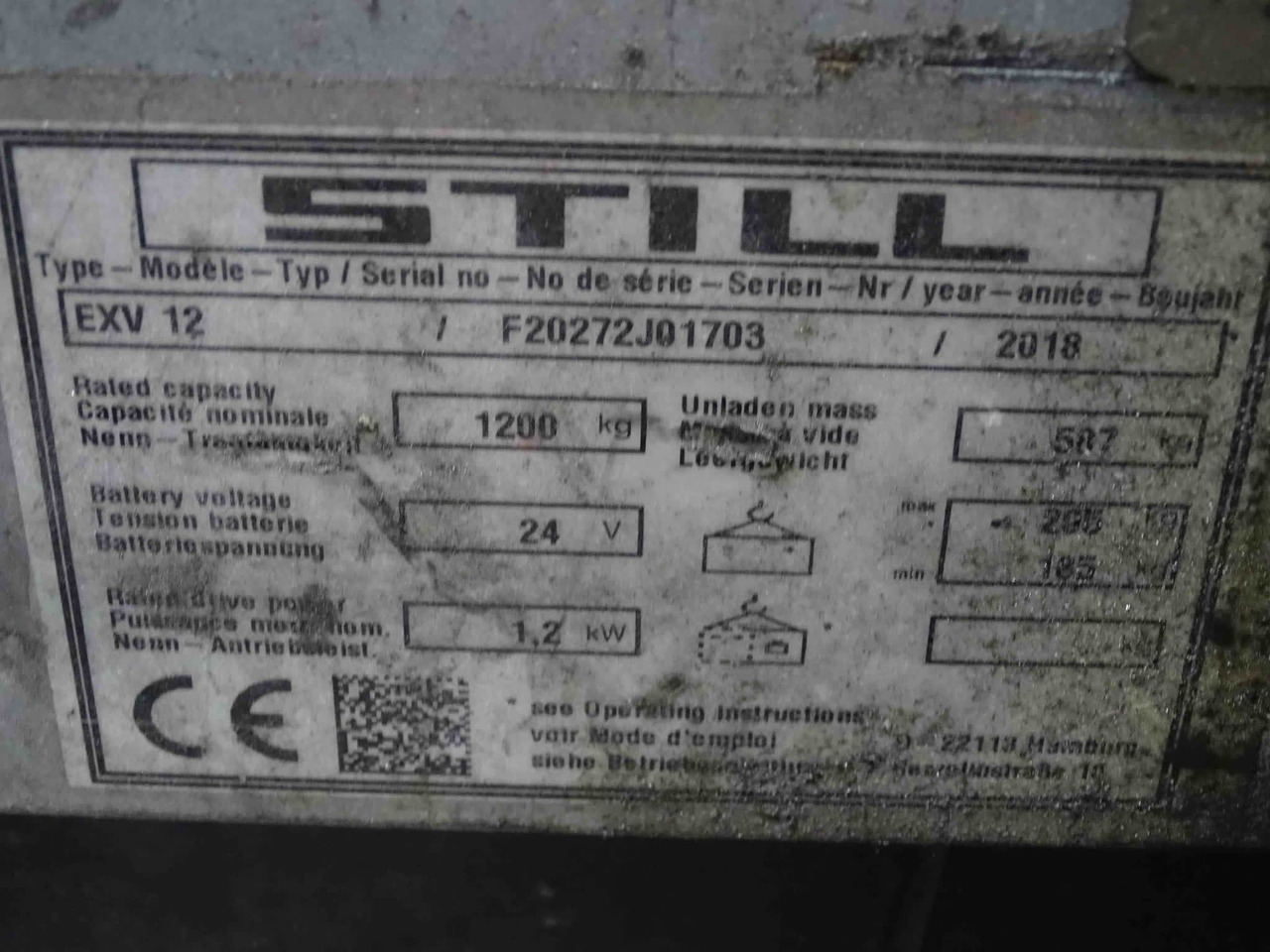 STILL EXV12 - Stapelaar: afbeelding 2 STILL EXV12 - Stapelaar: afbeelding 2
