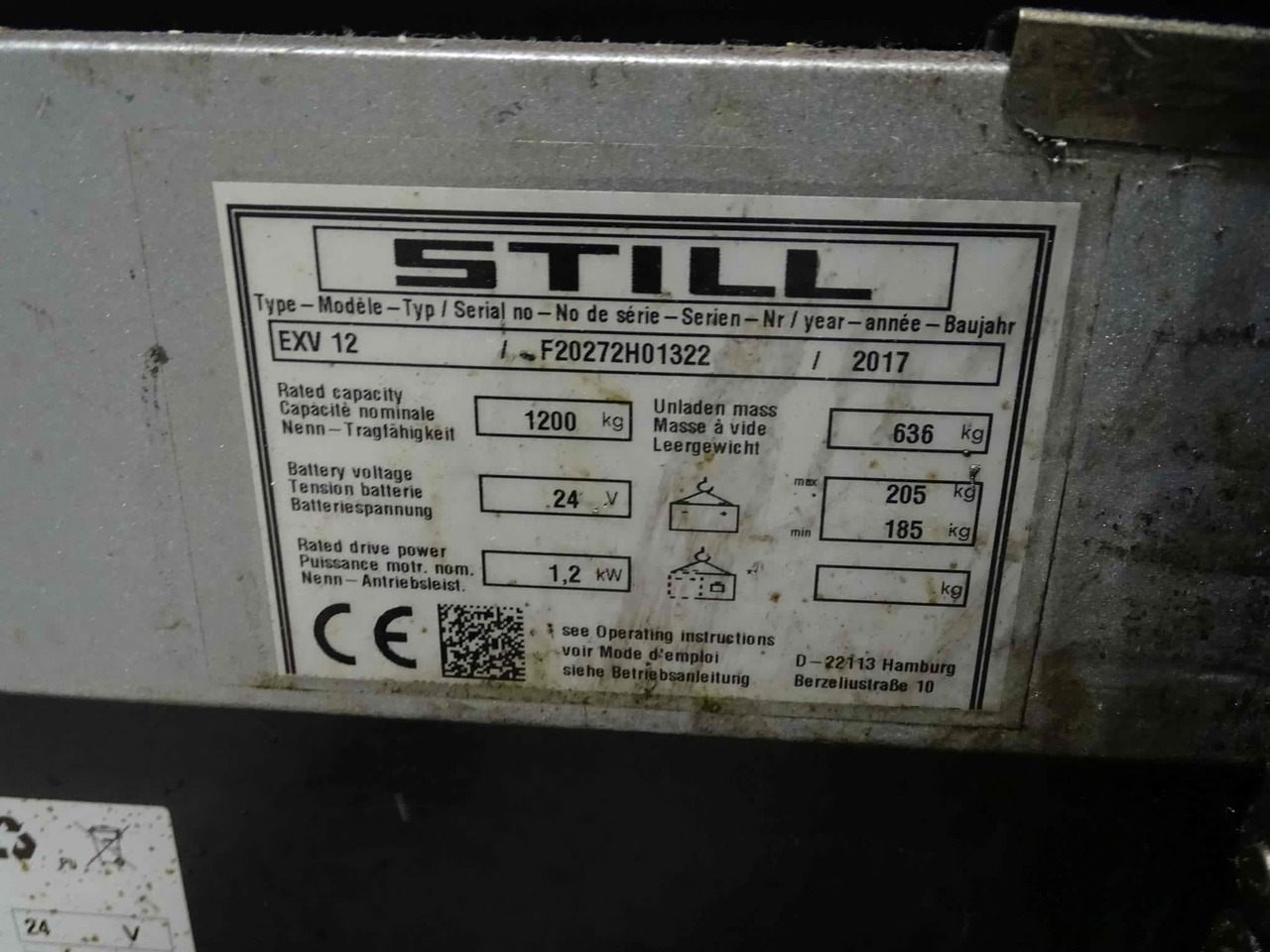 STILL EXV12 / Special - Stapelaar: afbeelding 2 STILL EXV12 / Special - Stapelaar: afbeelding 2