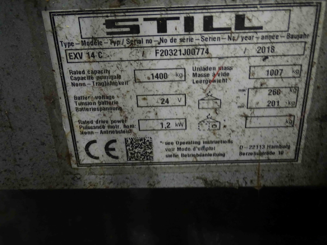 STILL EXV14C - Stapelaar: afbeelding 2 STILL EXV14C - Stapelaar: afbeelding 2